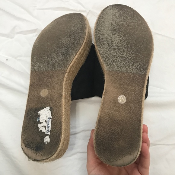 Platform slide sandals. Only worn once! - Picture 4 of 4